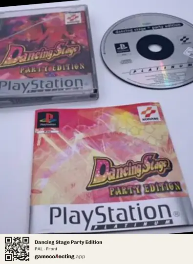 Dancing Stage Party Edition PlayStation, PAL box front