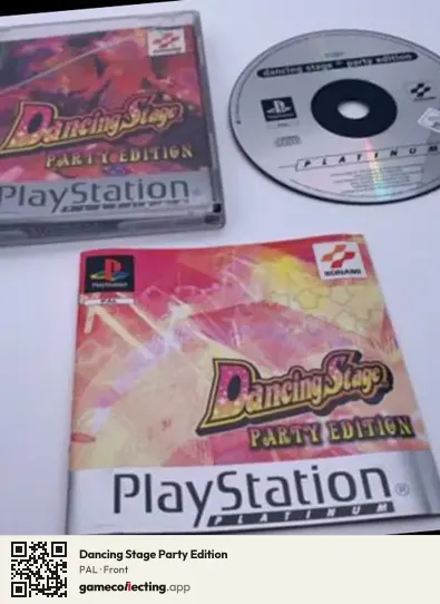 Dancing Stage Party Edition PlayStation, PAL box front