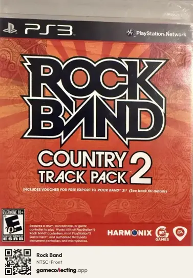 Rock Band PlayStation 3, NTSC box front