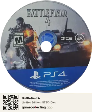 Battlefield 4 PlayStation 4, NTSC disc