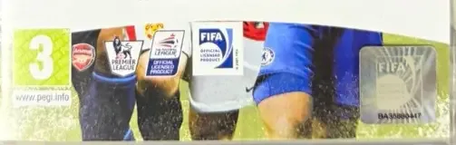 FIFA 10, the PEGI square on its front