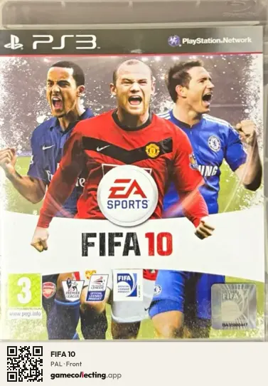 FIFA 10 PlayStation 3, PAL box front