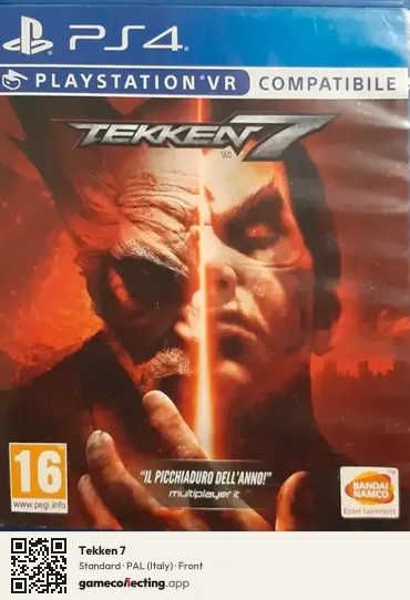 Tekken 7 PlayStation 4, Italy box front