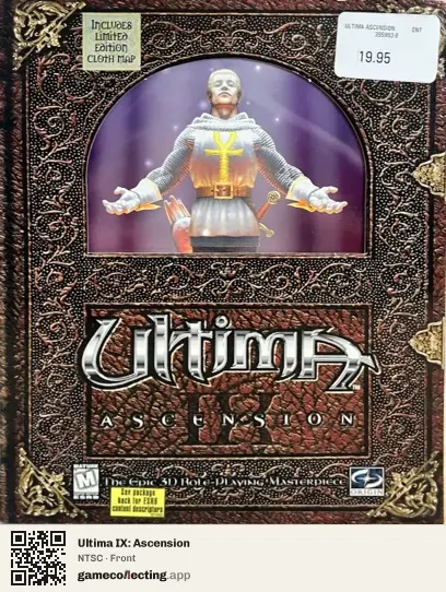 Ultima IX: Ascension Computer, NTSC box front