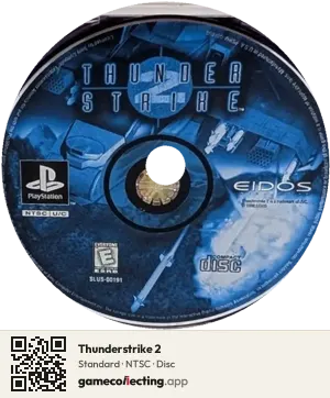 Thunderstrike 2 PlayStation, NTSC disc