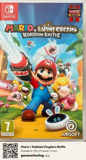 Mario + Rabbids Kingdom Battle Nintendo Switch, France box front
