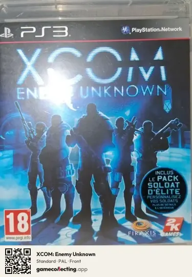 XCOM: Enemy Unknown PlayStation 3, PAL box front