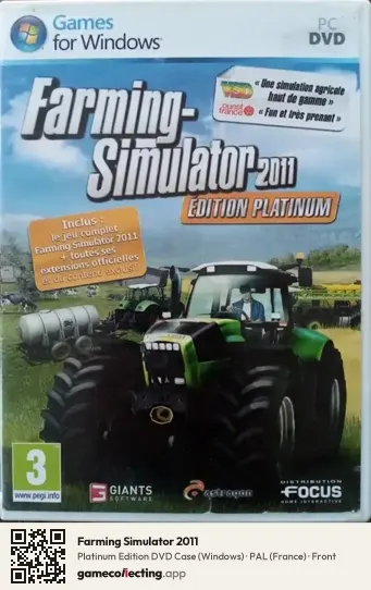 Farming Simulator 2011 Computer, France box front