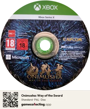 Onimusha: Way of the Sword Xbox Series X, PAL disc