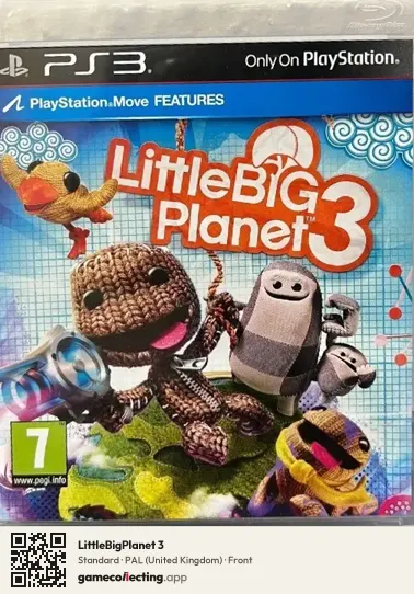 LittleBigPlanet 3 PlayStation 3, United Kingdom box front