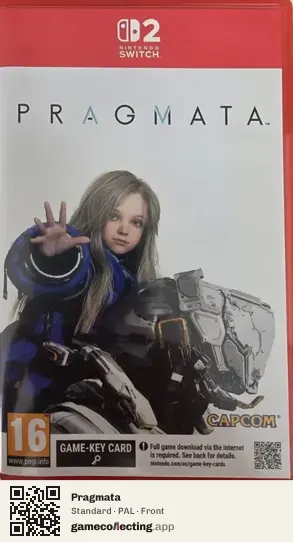 Pragmata Nintendo Switch 2, PAL box front