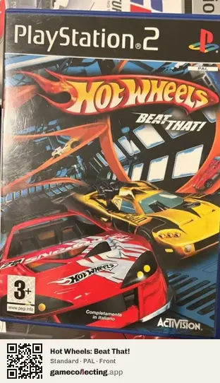 Hot Wheels: Beat That! PlayStation 2, PAL box front