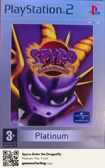 Spyro: Enter the Dragonfly PlayStation 2, PAL box front