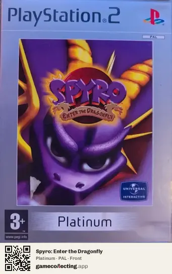 Spyro: Enter the Dragonfly PlayStation 2, PAL box front