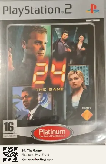 24: The Game PlayStation 2, PAL box front