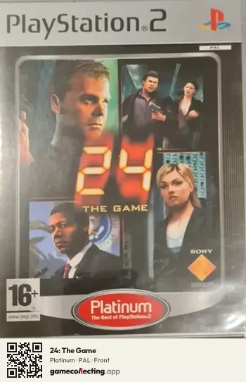 24: The Game PlayStation 2, PAL box front