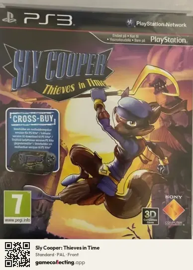 Sly Cooper: Thieves in Time PlayStation 3, PAL box front