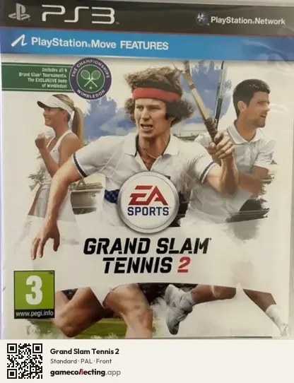 Grand Slam Tennis 2 PlayStation 3, PAL box front
