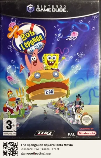 The SpongeBob SquarePants Movie Nintendo GameCube, France box front