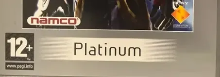 Tekken 4, the PEGI square on its front