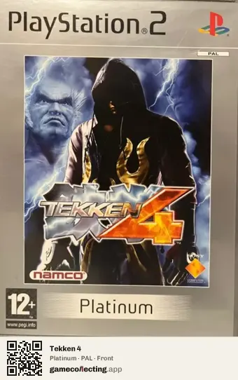 Tekken 4 PlayStation 2, PAL box front