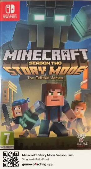 Minecraft: Story Mode Season Two Nintendo Switch, PAL box front