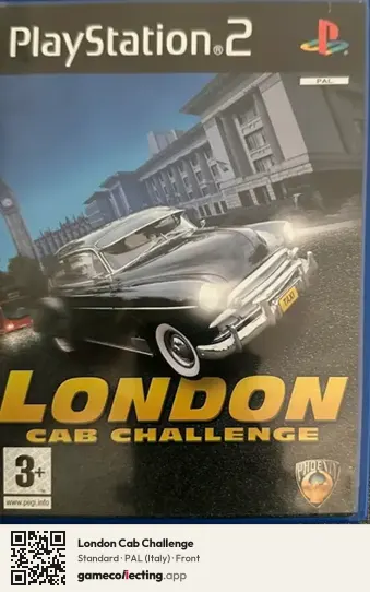 London Cab Challenge PlayStation 2, Italy box front