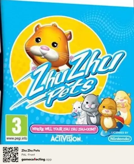 Zhu Zhu Pets Nintendo DS, PAL box front