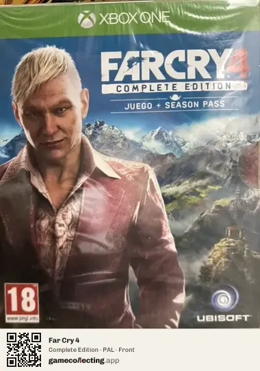 Far Cry 4 Xbox One, PAL box front