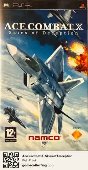 Ace Combat X: Skies of Deception PlayStation Portable, PAL box front