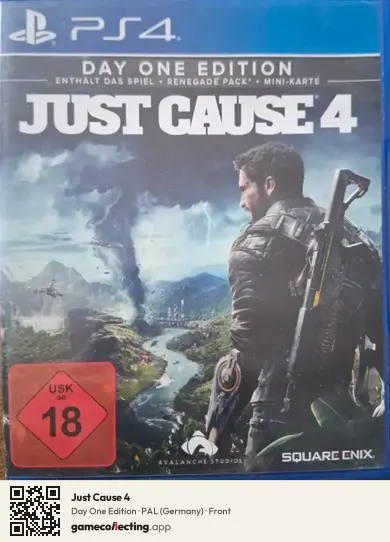 Just Cause 4 PlayStation 4, Germany box front