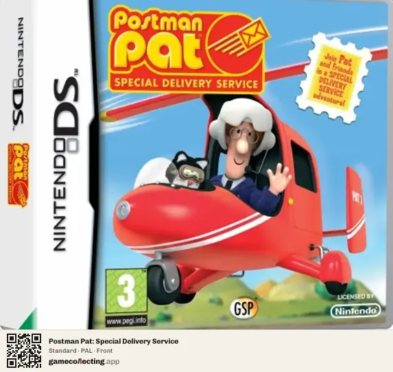 Postman Pat: Special Delivery Service Nintendo DS, PAL box front