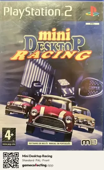 Mini Desktop Racing PlayStation 2, PAL box front
