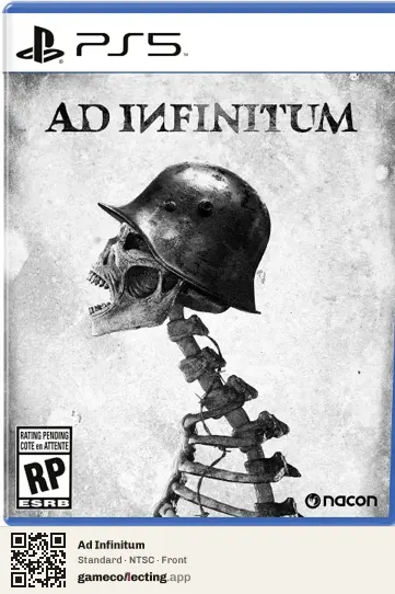 Ad Infinitum PlayStation 5, NTSC box front