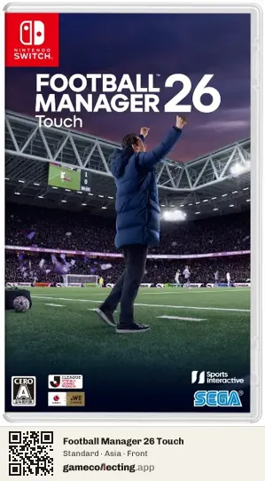 Football Manager 26 Touch Nintendo Switch, Asia box front