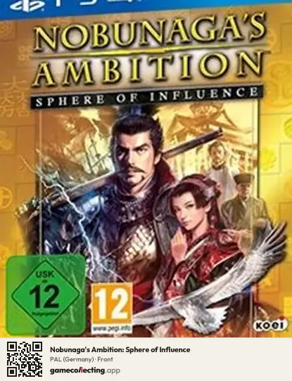 Nobunaga's Ambition: Sphere of Influence PlayStation 4, Germany box front