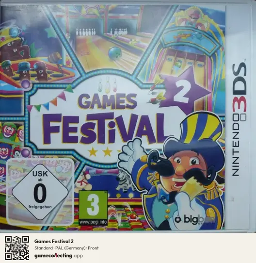 Games Festival 2 Nintendo 3DS, Germany box front