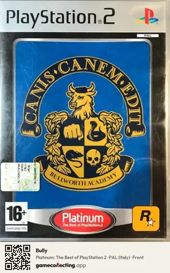 Bully PlayStation 2, Italy box front