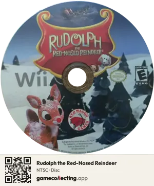 Rudolph the Red-Nosed Reindeer Nintendo Wii, NTSC disc