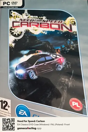 Need for Speed: Carbon Computer, Poland box front
