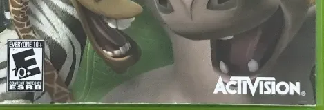 Madagascar, the ESRB box on its front