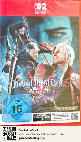 Devil May Cry 5 Nintendo Switch 2, Germany box front