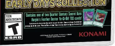 Yu-Gi-Oh! Early Days Collection, the ESRB box on its front