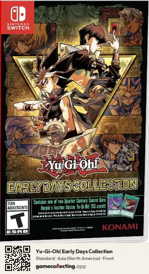 Yu-Gi-Oh! Early Days Collection Nintendo Switch, North America box front