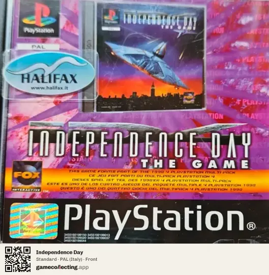Independence Day PlayStation, Italy box front