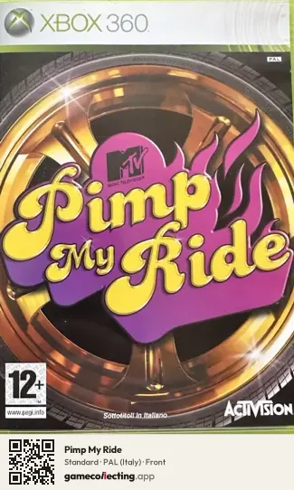 Pimp My Ride Xbox 360, Italy box front
