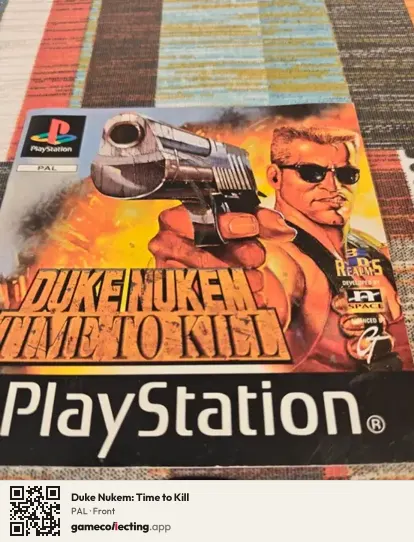 Duke Nukem: Time to Kill PlayStation, PAL box front