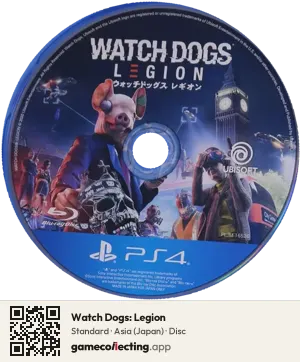 Watch Dogs: Legion PlayStation 4, Asia disc