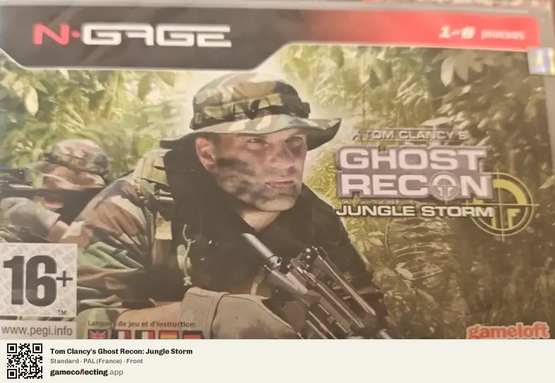 Tom Clancy's Ghost Recon: Jungle Storm Nokia N-Gage, France box front