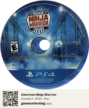American Ninja Warrior PlayStation 4, NTSC disc